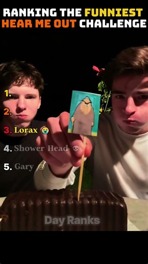 Ranking The Funniest Hear Me Out Cake Challenge 😂 #shorts #hearmeout #hearmeoutcake #funny