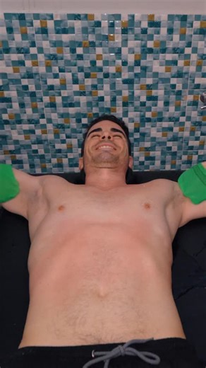 Alex FaBB | ASMR Massages and Barbers on Instagram: "ASMR: Relaxing Full Service Barbershop Massage (Korean Body Wash, Scrub, Straight razor shave, Face massage, ear cleaning, nose hair removal, full body massage, shampoo, blow dry) 🎥Watch the full video on my YouTube channel! 📍Body Care Works Soi 18 @bcw.soi18 in Bangkok, Thailand 🇹🇭 ⭐️ Follow for more! #asmr #asmrmassage #barbershopmassage #asmrsleep #asmrnotalking"