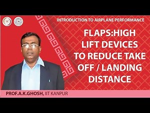 Flaps:High Lift Devices to Reduce Take off / Landing Distance