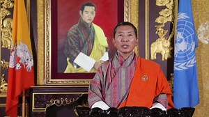 𝐁𝐡𝐮𝐭𝐚𝐧 𝐚𝐭 𝐔𝐍𝐆𝐀 Prime Minister Dr Lotay Tshering highlights the leadership and country’s united efforts to combat the unprecedented pandemic so far, at the General Debate of the 76th session of the UN General Assembly. He pointed out Bhutan’s unique system, which was beyond the conventional definition of progress and prosperity. “A country’s future is not just founded on economic might and technological advancements but on the integral values of human bonding and respect. And in this,