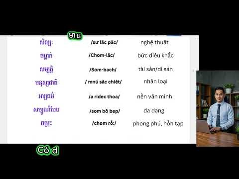 Học tiếng Khmer từ vựng thông dụng về các kỳ quan trên thế giới