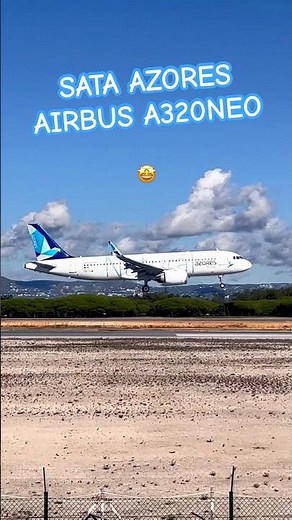 ✈️🇵🇹SATA AZORES AIRBUS A320 LANDING /📍Faro International Airport #aviation