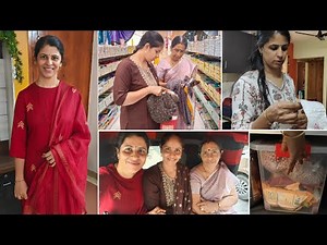 BIG DAY🤩Time for Huge Function Shopping /20 Sarees Shopping Vlog/ Grocery Organizing & Shopping Tips
