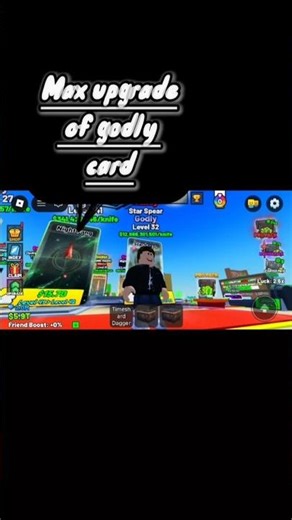 UPGRADING THEGODLY SWORD TO THE MAX LEVEL😱|