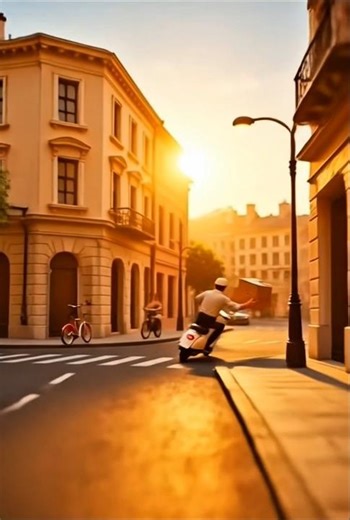 Entrega de Pizza em Cidade Miniatura Ultra Realista 🍕 | Animação 8K Cinemática