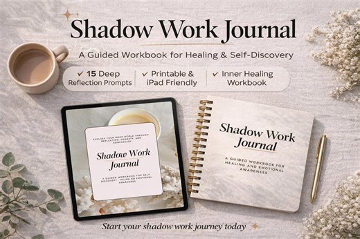 Shadow Work Journal Printable|self Discovery Workbook|guided Healing Journal|inner Work Prompts|mental Health Reflection | Digital Download - Etsy