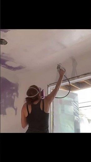 The fastest way to paint a room 🎨 #diy #renovation #shorts