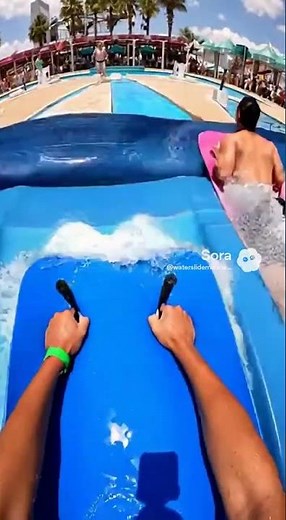 POV: You're sliding down the fastest water slide at the park 🌊 #waterpark #waterslide #pov
