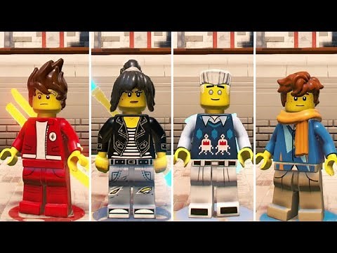 The LEGO Ninjago Movie Videogame - How to Unlock all Ninjas (High School)