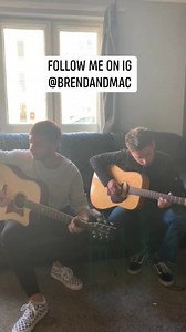 Not played this in a very long time!! Back in the studio soon! I’m exited for everyone to hear my new music!! | Brendan MacFarlane