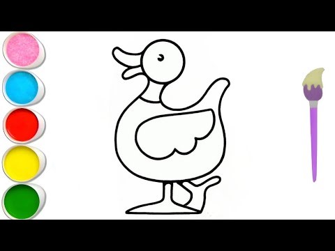 How To Draw Duck | Duck Drawing Step By Step | Duck Drawing easy