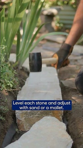 How to Create a Border Using Edging Stones