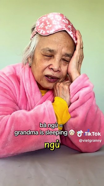 Lesson #24: Go to sleep 🫩🥱😴💤🛌 #vietgranny #viet #vietnamese #vietnam #learnvietnamese #asian #fyp #viralvideo #viral #trending #pho #grandma #sleep #bed #gotosleep #bedtime #night #nightime