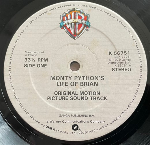Monty Python - Monty Python's Life Of Brian (Original Motion Picture Soundtrack)