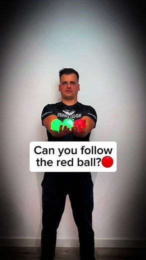 Can you follow the red ball?🔴 #juggling #juggler #3ball #jugglingclubs #jugglingtricks #threeballs #jugglingflow