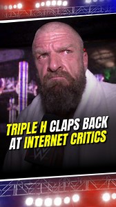 32K views · 270 reactions | Triple H claps back at the critics!  Live crowd reactions matter!  What do you think? 樂 . . . #TripleH #WWE #CodyRhodes #JeyUso #Wrestling #Criticism #LiveCrowd #Success #Feedback | Sportskeeda Wrestling | Facebook