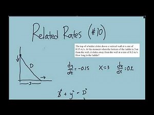 Calculus Problems : Related Rates (#10)
