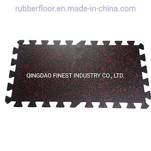 [Hot Item] Interlocking EPDM Speckles Gym Rubber Flooring for Crossfit Gym, Jigsaw Puzzle Mat, Interlocking Rubber Tiles, Interlocking Rubber Floor, Interlocking Floor Mat