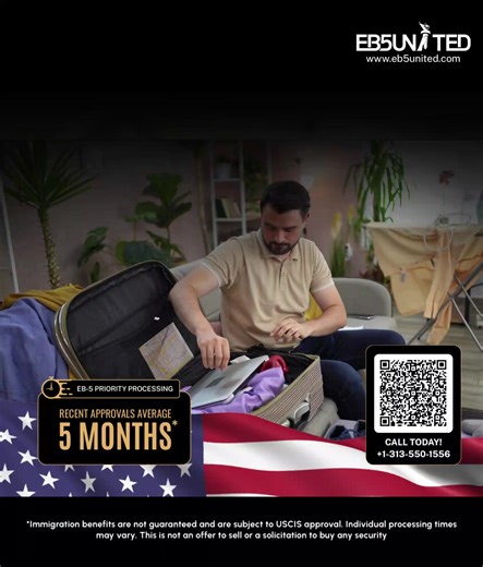 Stuck in a visa backlog? See how 2,000 investors used EB-5 to obtain U.S. Green Cards with EB5 United. With a $800,000 USD investment in a qualifying rural opportunity, EB-5 may offer a faster path to Permanent Residency — with Priority Processing. ✅ Skip long EB-2/EB-3 wait times ✅ Work & travel permits in months (EAD/AP) ✅ No H-1B lottery or employer sponsorship ✅ Ideal for F-1, H-1B & OPT visa holders ✅ Green Card eligibility for you, your spouse, and children under 21 Schedule a consultation