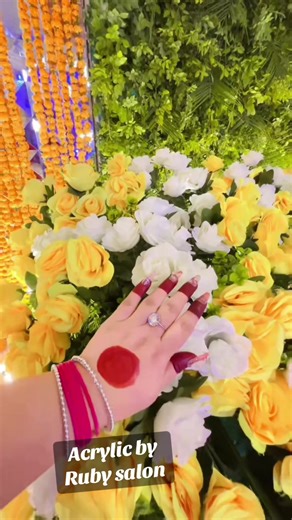 #acrylic nails by Ruby salon