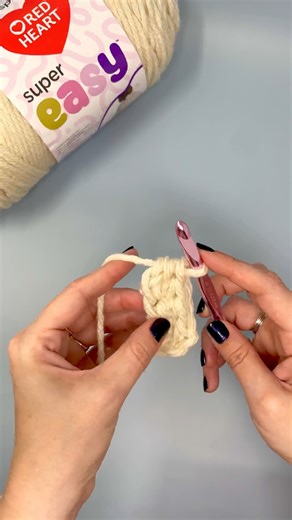 Red Heart on Instagram: "The Foundation stitch allows you to crochet your foundation AND the first row of stitches at the same time, eliminating that flimsy foundation chain all together! Here’s how to crochet the Foundation Half Double Crochet stitch (US terms) KEY/US TERMS ch - chain yo - yarn over st - stitch hdc - half double crochet To work a Foundation HDC: - Ch3. - Yo insert hook into the 1st ch and draw up loop (3 loops on hook). Yo and draw through the 1st loop only (this creates your f