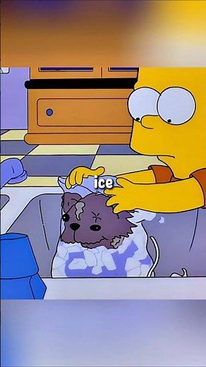 Bart found a teddy bear #simpsons