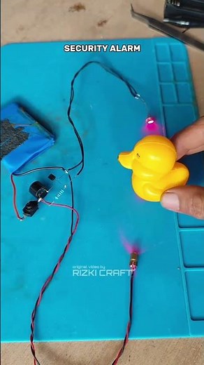 Making a security alarm using laser and Ldr#tutorial #idea