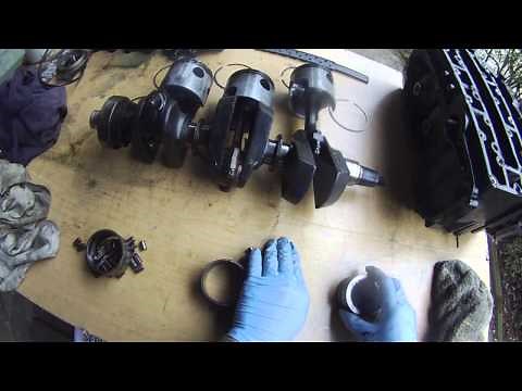 Mercury outboard 90hp rebuild - diy part 10 - piston rod tear down