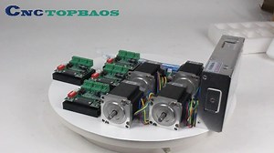 Watch Display video of the 4 Axis Nema23 Stepper Motor Driver Kit on Amazon Live