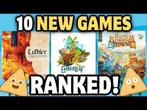 Luthier, Emberleaf, and Slambo! (Ranking 10 New BGA Games)