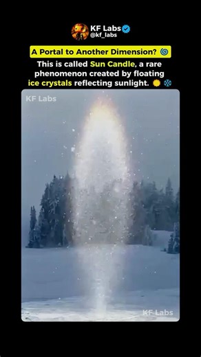 The Glowing "Sun Candle" Portal Explained! (Rare Ice Illusion) ☀️❄️