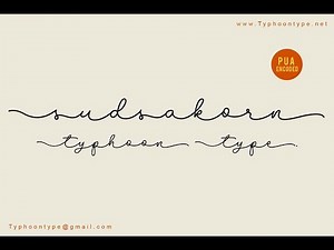Typhoon Type | How to get Alternate Glyph on Sudsakorn font with Illustrator(PUA encoded)