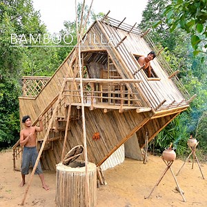 Build Bamboo Craft Hose 2025 | Survival Builder Viral