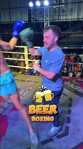 Beer Boxing… The newest drinking game 🍻