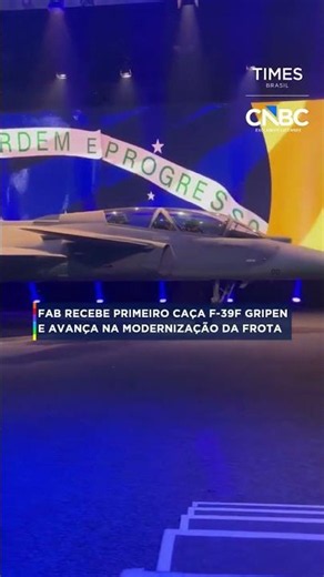 FAB recebe primeiro caça F-39F Gripen e avança na modernização da frota #shorts