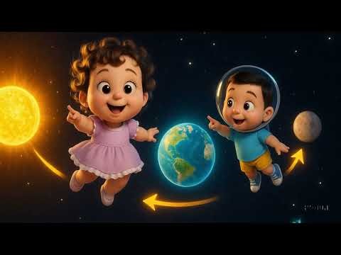 🌑✨ Chandra Grahan | Moon Eclipse Explained for Kids | Nunnu Melody Tunes 🌙☀️