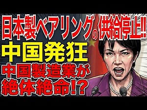「日本製品がないと何も作れない...」高性能ベアリング禁輸でバレた中国製造業の"致命的弱点"！世界が驚愕した日本の『代替不可』な技術力|日本人のためのやさしい経済学