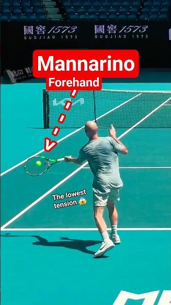 🎾 Mannarino’s Forehand Explained: The Lowest String Tension on Tour