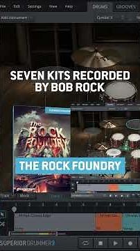 Seven Kits Recorded by Bob Rock | The Rock Foundry SDX