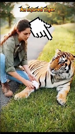 This Brave Woman Risked Everything for an Injured Tiger #seniorswildlife #catforseniors #animals