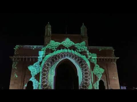 Gateway of India light show Sunday night mumbai 🗓️ 22 March 2026. Co location