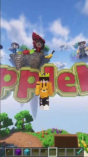 I Remade AppleMC Lobby 😳🍎 #minecraft #mcserver