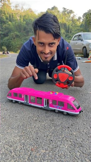 Remote control pink bullet train #shorts ￼