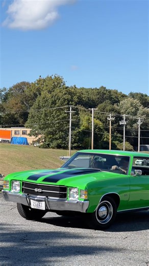 1971 Chevrolet Chevelle SS Break￼’s ‘em loose! #musclecar #classiccars #automotive ￼