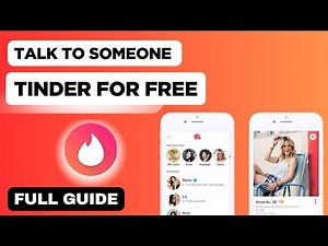 How to TALK TO SOMEONE on TINDER FOR FREE NO PAYMENT 2025