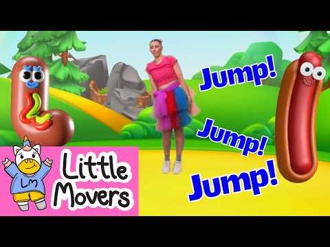 Jumping forwards for 2 to 5 year olds | building coordination and skill | Little Movers