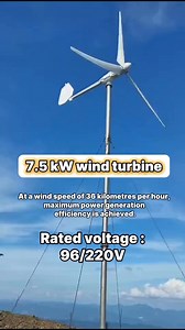 Three-bladed wind turbines represent a cost-effective solution, particularly suited to regions with high wind speeds and stable wind directions. When deployed in suitable locations, they can achieve high electricity generation efficiency. Their sole drawback is noise levels, though this may not prove problematic if you are not sensitive to such disturbances.#renewableenergy #windturbine #smallwindturbine #offgridpower #homeenergysolutions | JI Jian New Energy