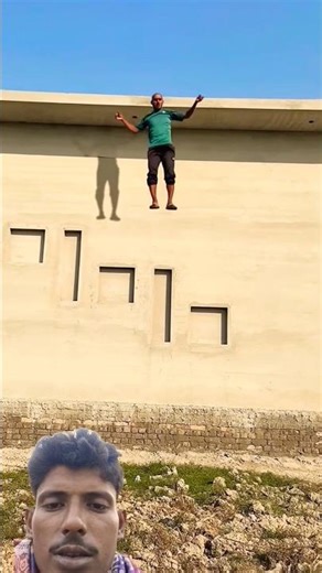 Isnay To Building Say Jump Laga Diya #shortsvideo