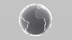 Spinning Earth Globe