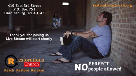 Welcome to our Sunday service! Join us in worship. Online tithing available at restorationschurch.org/give or through Venmo by using your Venmo personal account and the link @Restoring_lives | Restorations Church